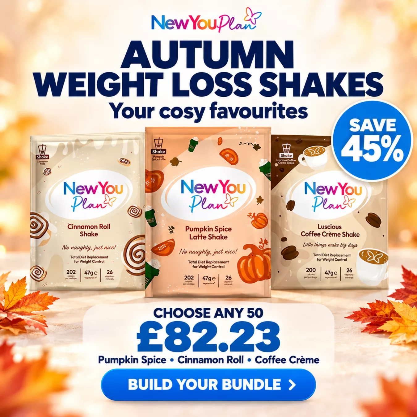 
New You Autumn Weight Loss Shakes