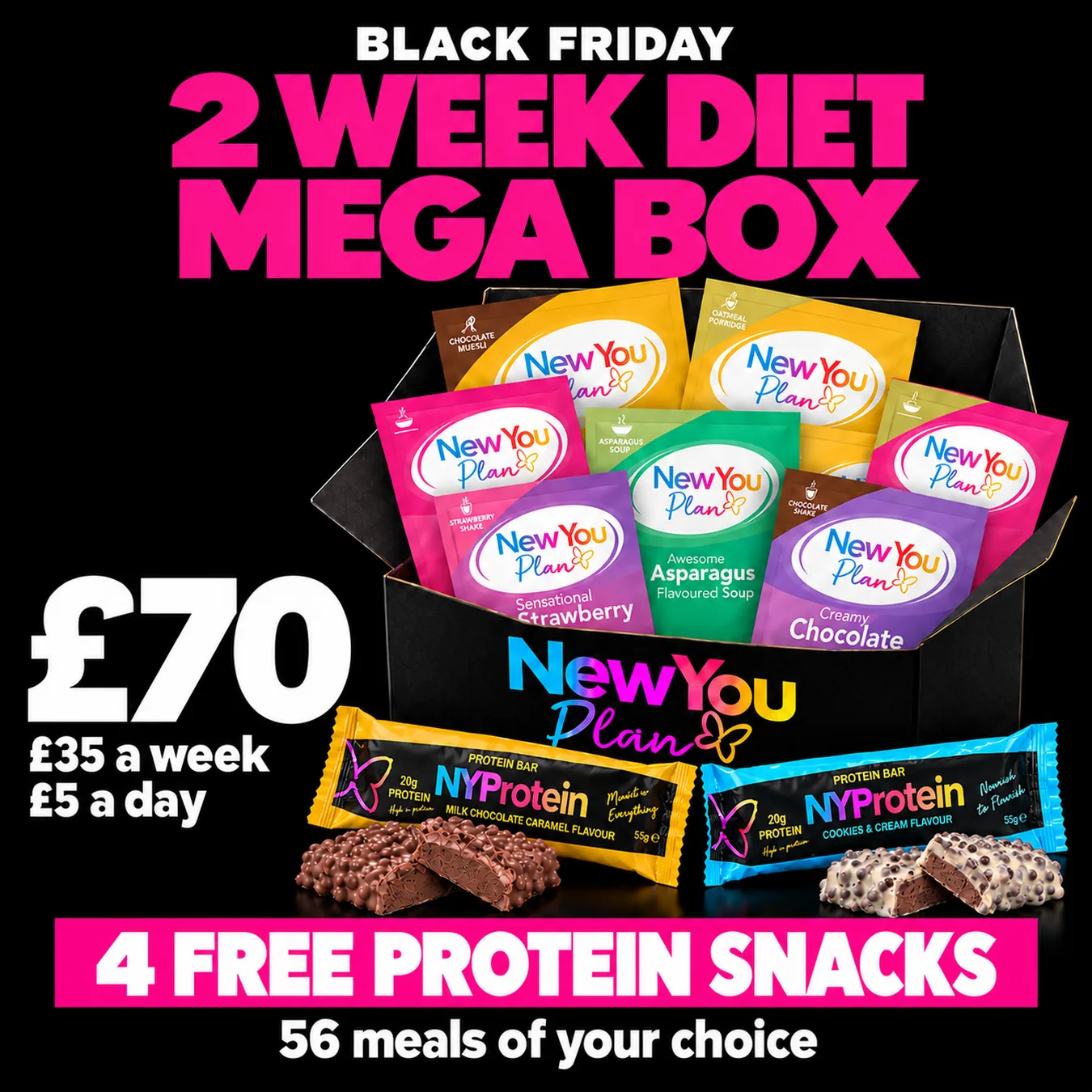 
BLACK FRIDAY 2 WEEK MEGA DIET BOX